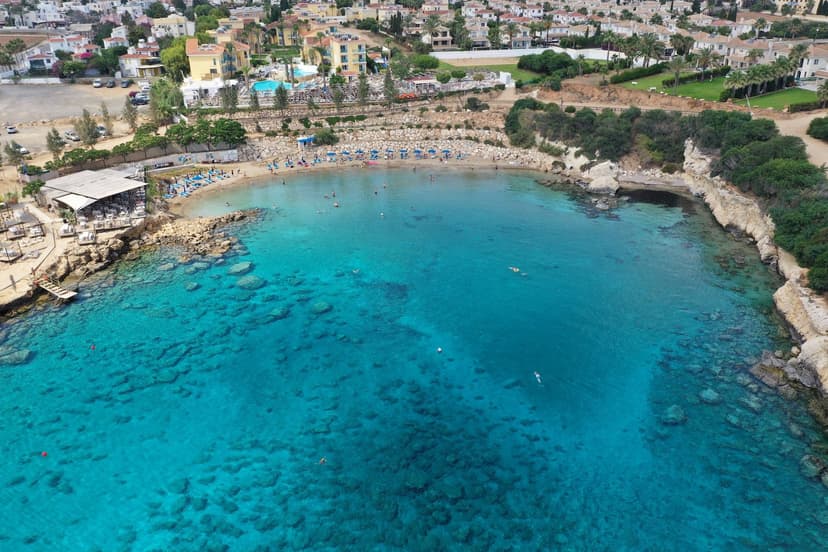 Kapparis Beach Cyprus turquoise waters