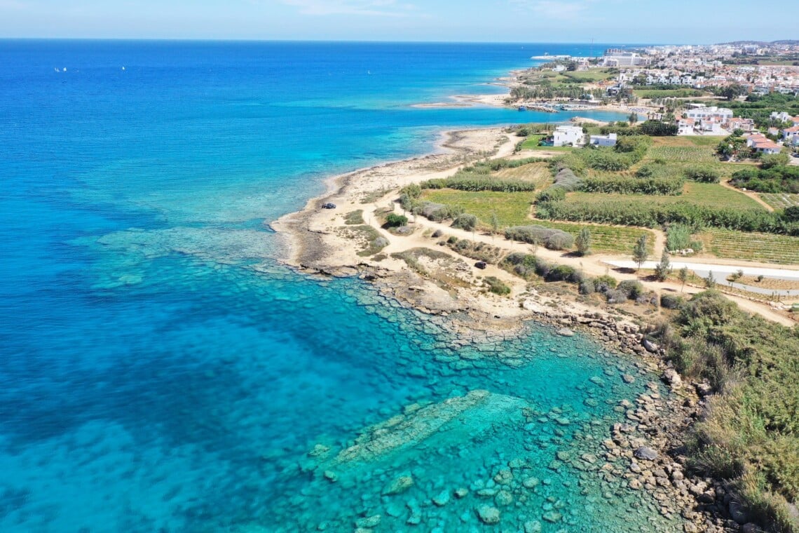 kapparis coastline